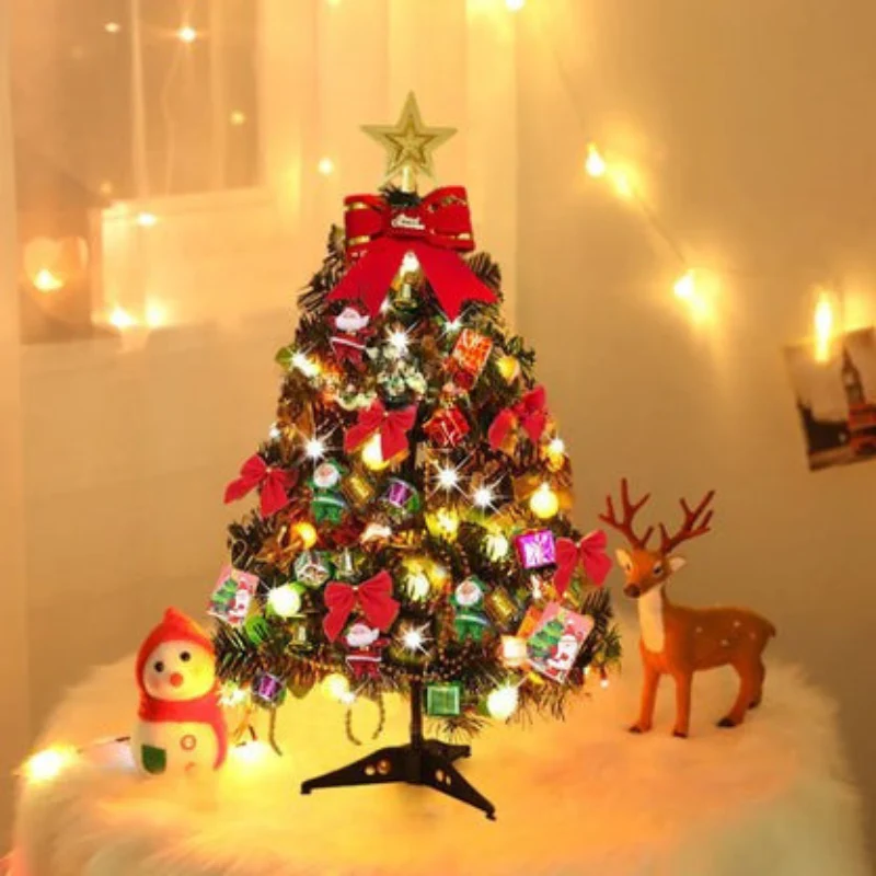 Sapin de Noël de table avec lumières intégrées - Image 2