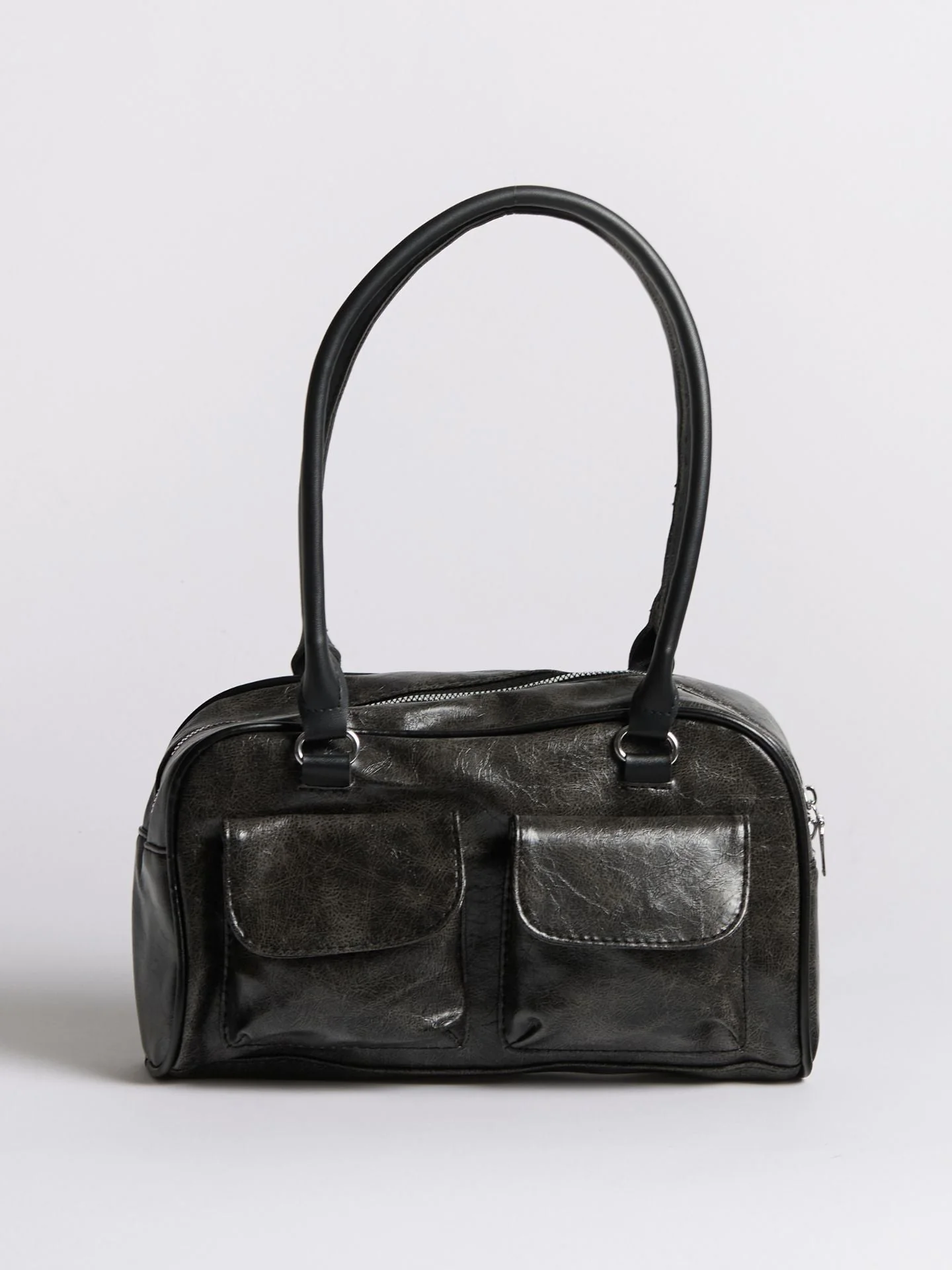 Sac à Bandoulière Élégant avec Poches Avant et Fermeture Éclair - Image 2
