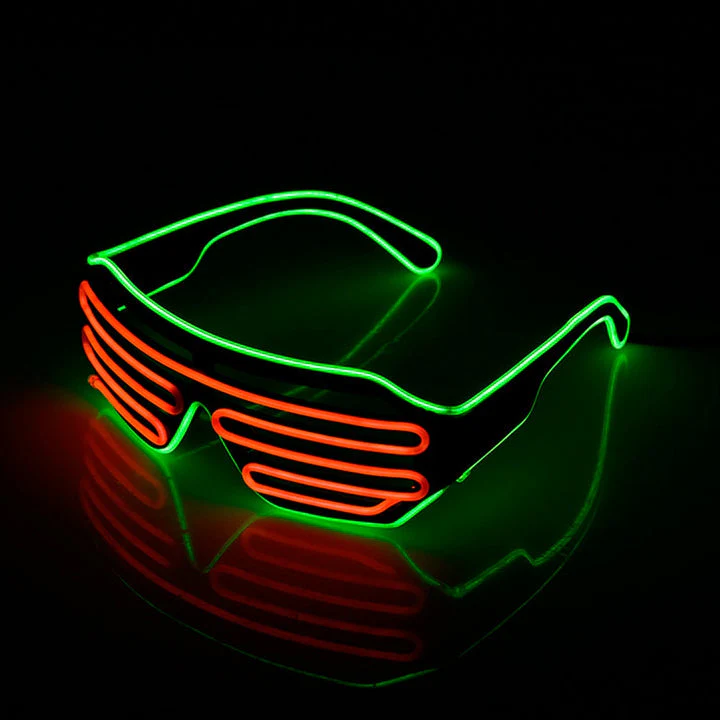 FlashVision - Lunettes LED pour fêtes et festivals avec lumières clignotantes - Image 4