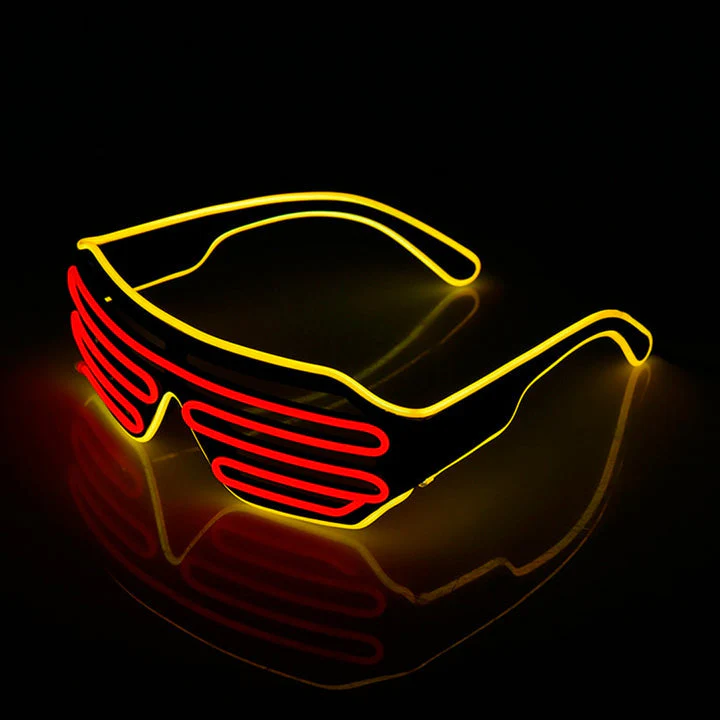 FlashVision - Lunettes LED pour fêtes et festivals avec lumières clignotantes - Image 5