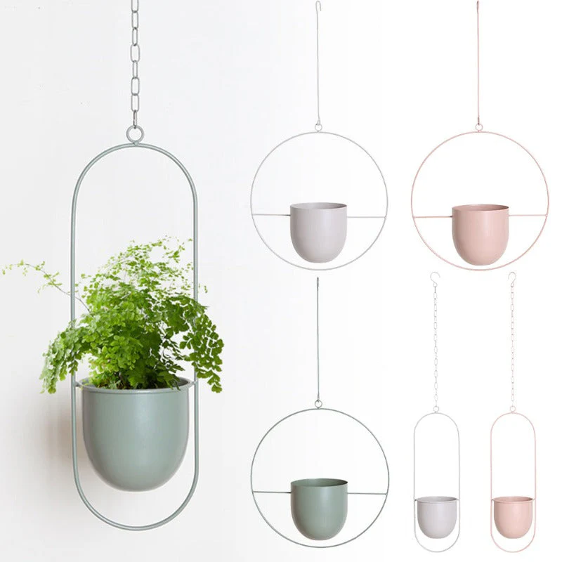 Jardinières suspendues élégantes pour intérieur et extérieur
