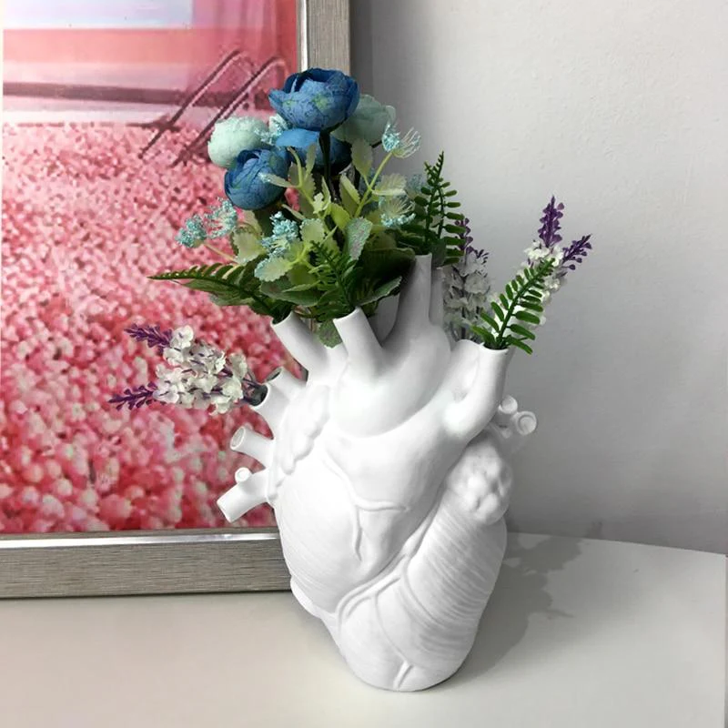 Pot décoratif en forme de cœur pour plantes d’intérieur - Image 4