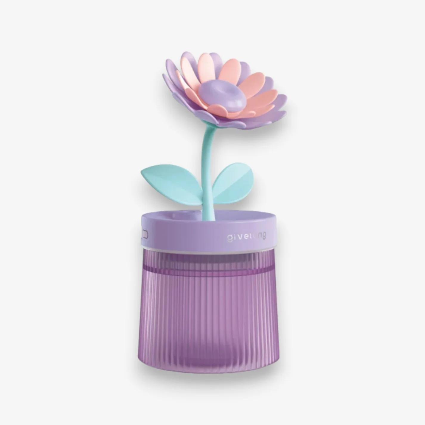Humidificateur portable LED fleur - Image 2