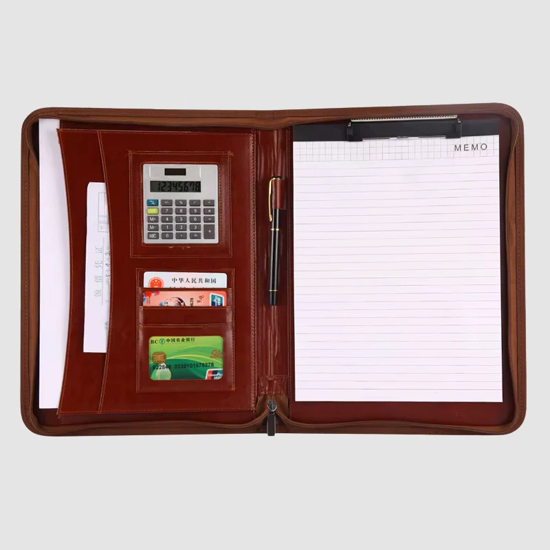 Organisateur documents en cuir multifonction - Image 4