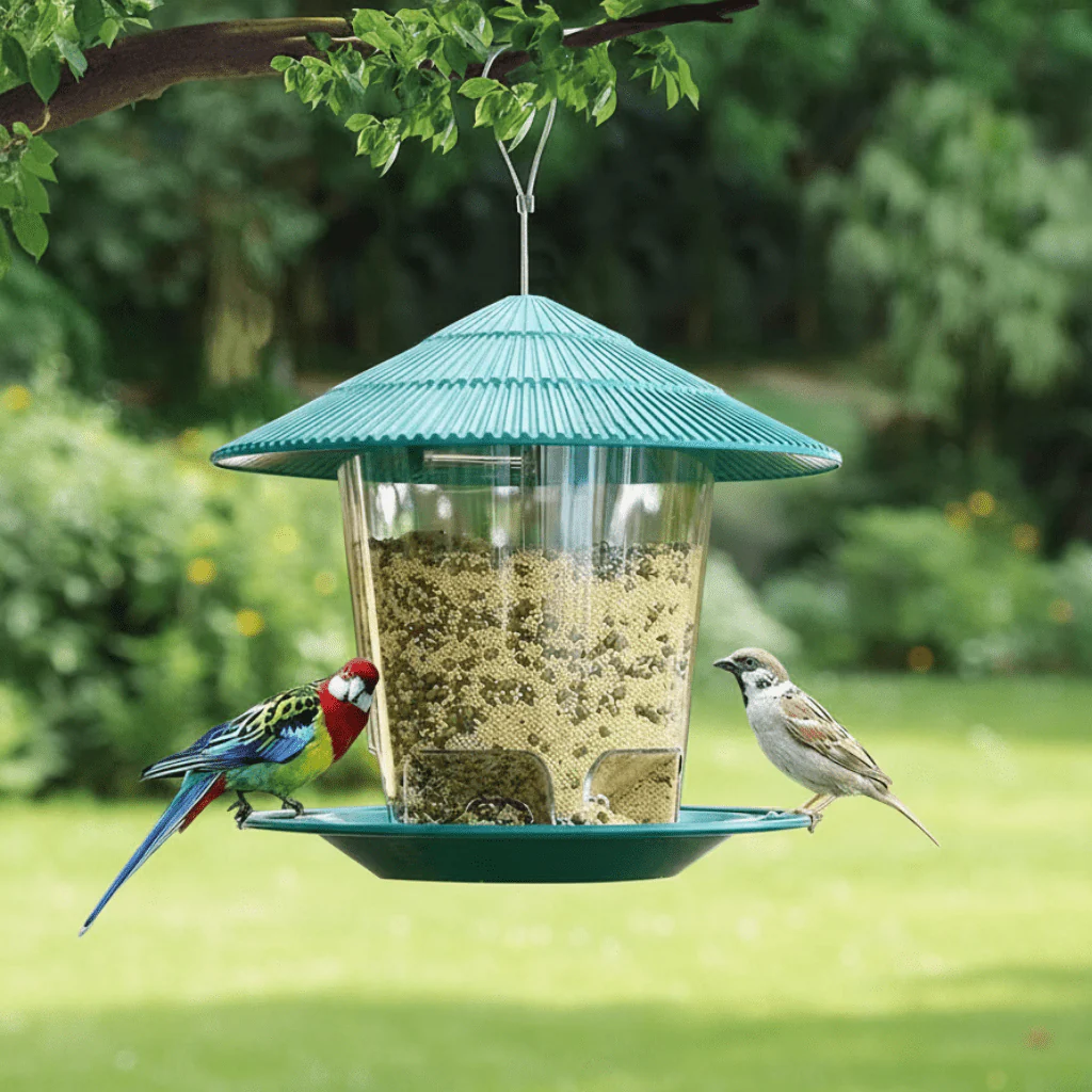 Mangeoire automatique oiseaux multi-trous - Image 3