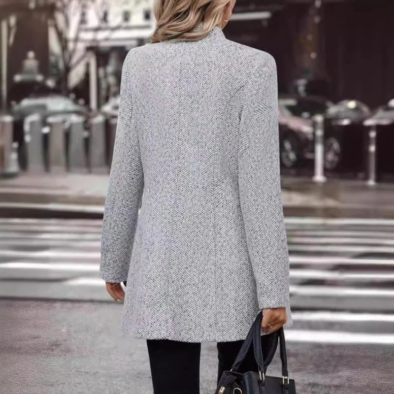 Freya Manteau femme col montant boutonné - Image 4