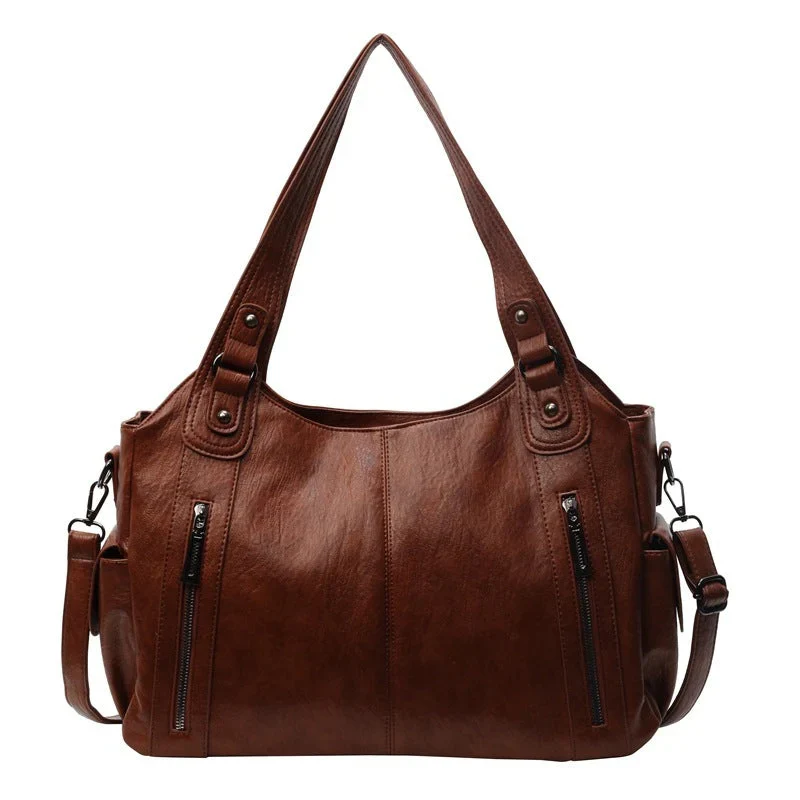 Sac à bandoulière élégant avec fermeture zippée sécurisée