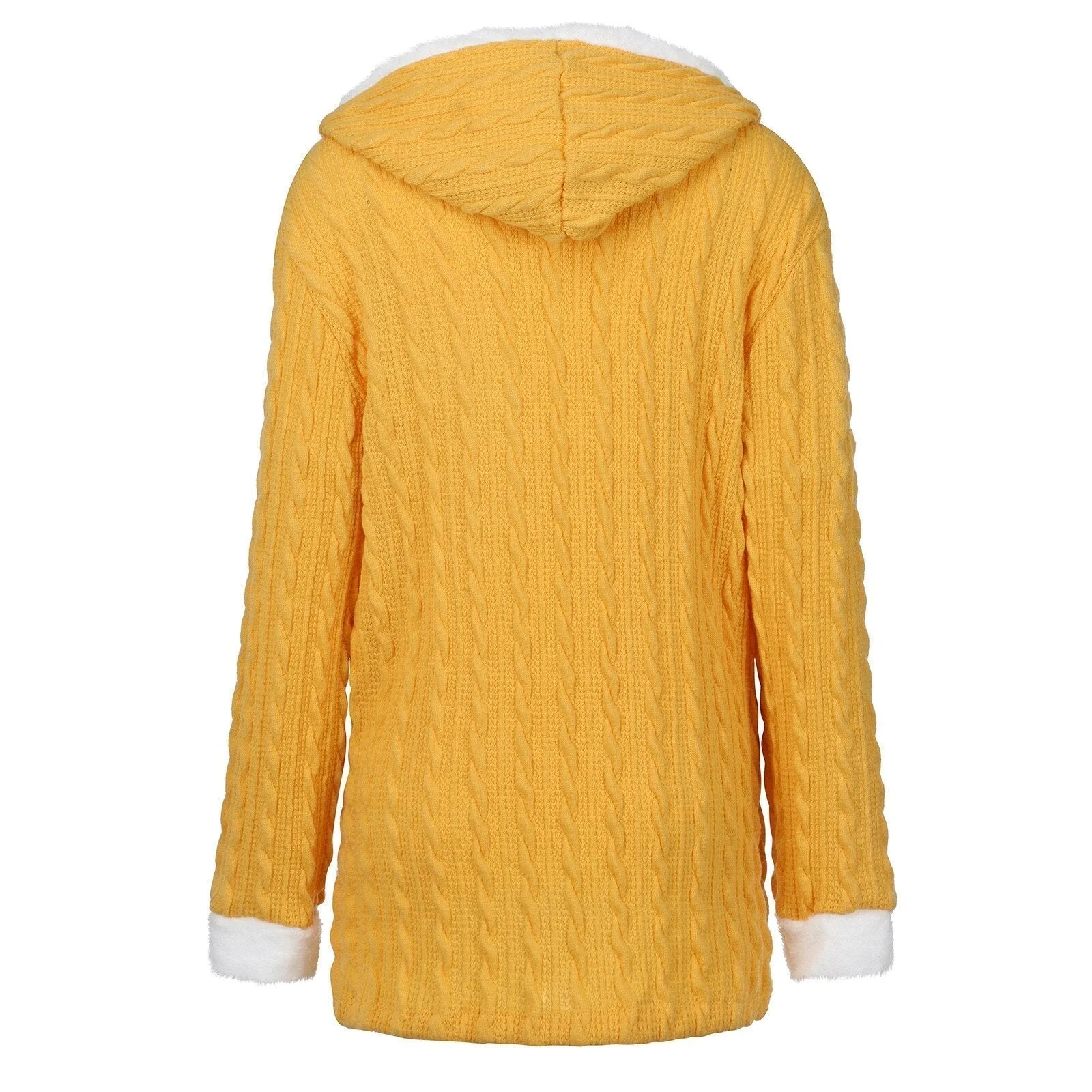 Cardigan femme à capuche manches longues - Image 5