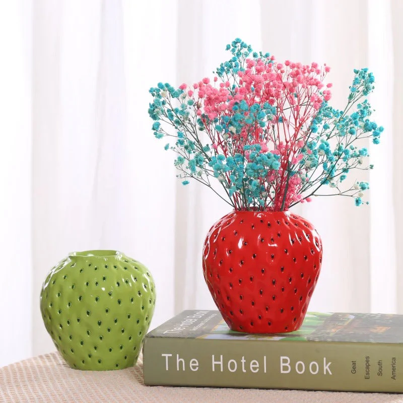 Vase à fraises fantaisiste - Image 2