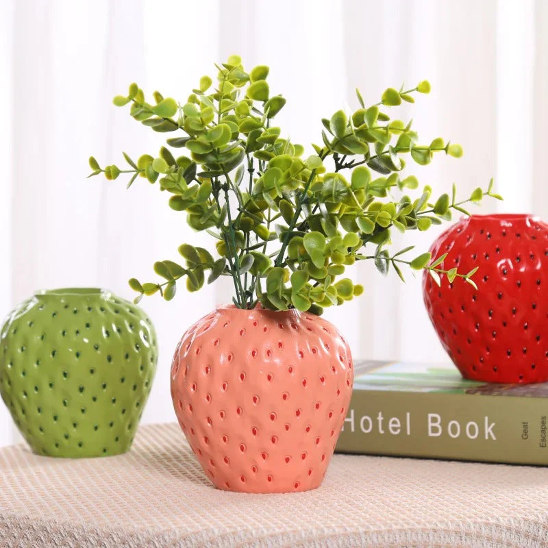 Vase à fraises fantaisiste - Image 3