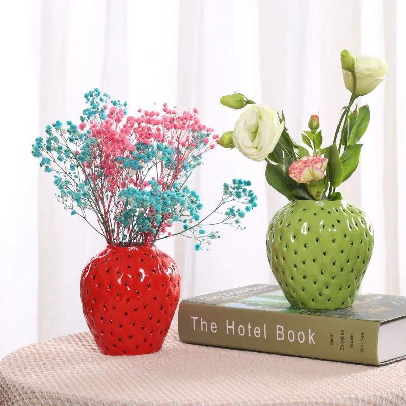 Vase à fraises fantaisiste - Image 4