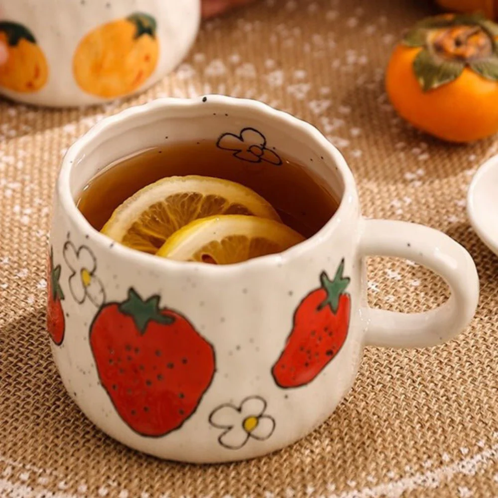 Mug ludique aux motifs de fruits - Image 3