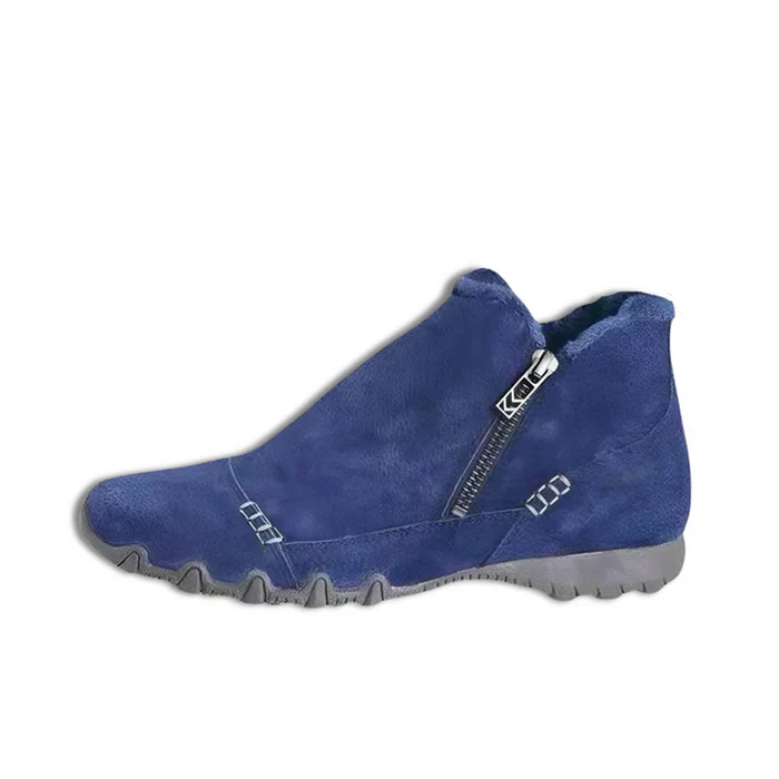 Bottines zippées pour femmes, antidérapantes et chauffantes - Image 3