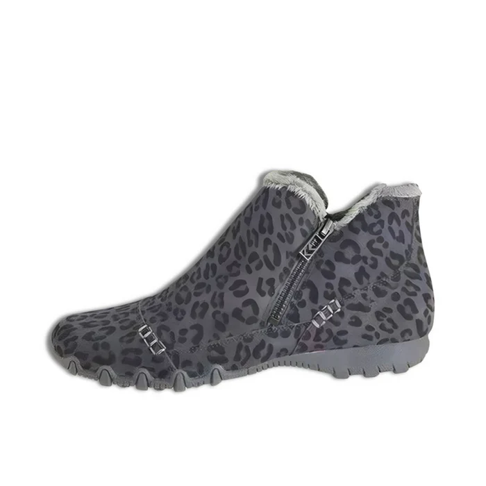 Bottines zippées pour femmes, antidérapantes et chauffantes - Image 6