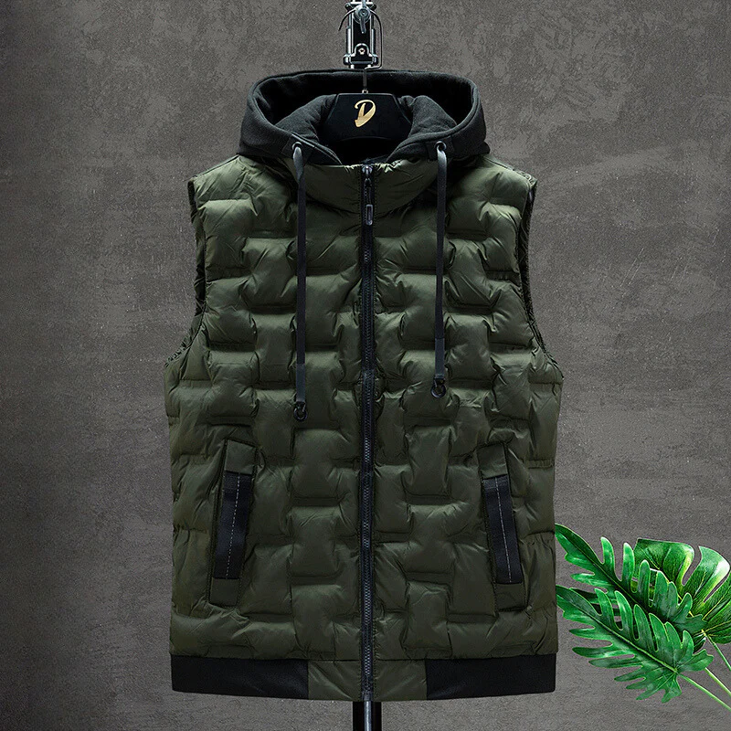 Veste homme sans manches zippée avec poches
