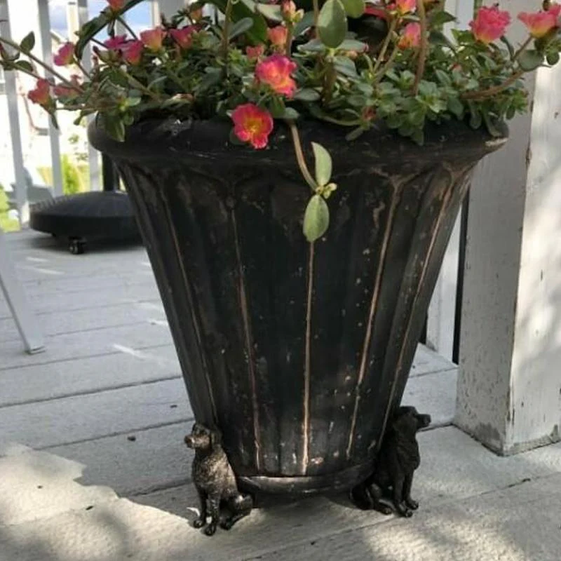 Support décoratif pour pots de jardin pieds d’animaux - Image 6