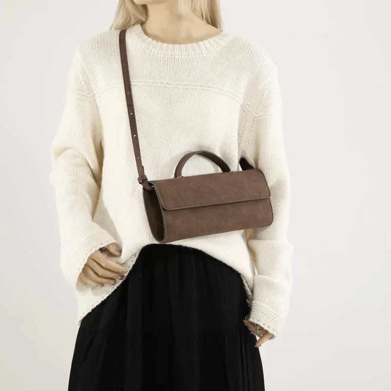 Sac bandoulière carré en polyester - Image 8