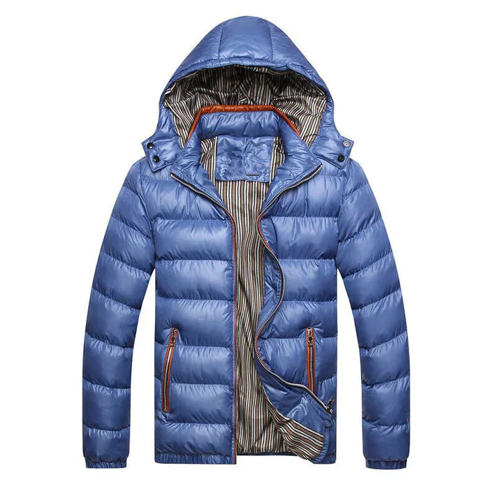 Sweat à capuche homme zippé manches longues - Image 2