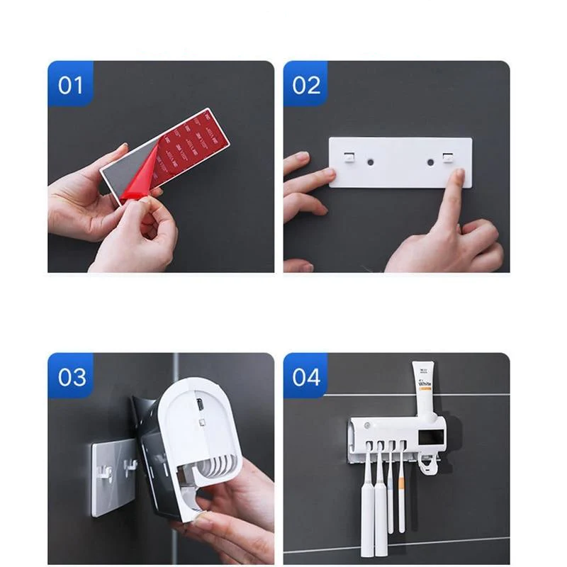 Porte-brosse à dents UV pour une hygiène optimale - Image 4