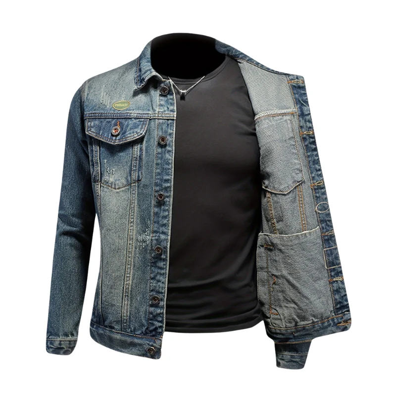 Veste à manches longues avec col classique et poches - Image 2