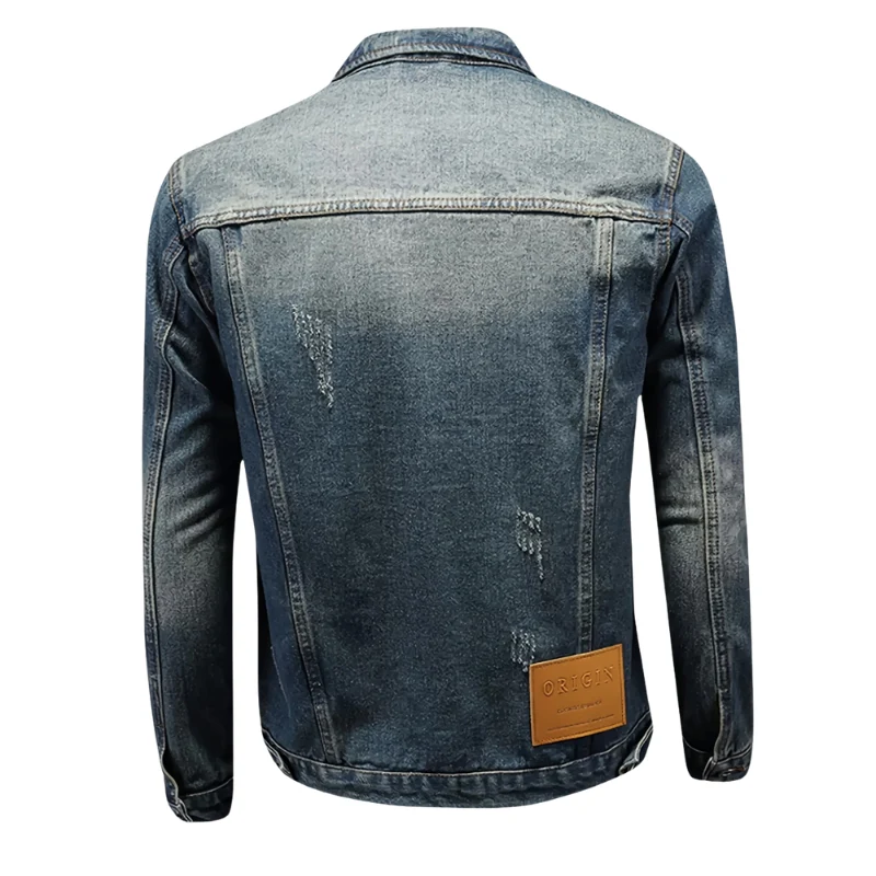 Veste à manches longues avec col classique et poches - Image 3