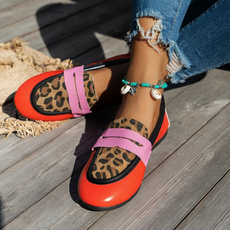 Mocassins femme bout rond petit talon - Image 2