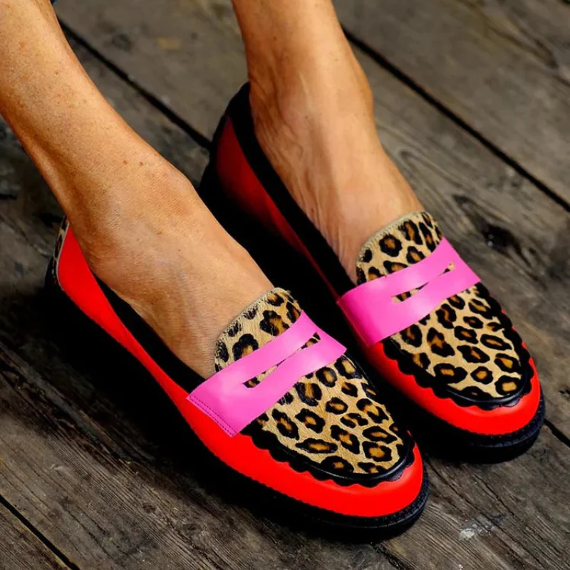 Mocassins femme bout rond petit talon - Image 4