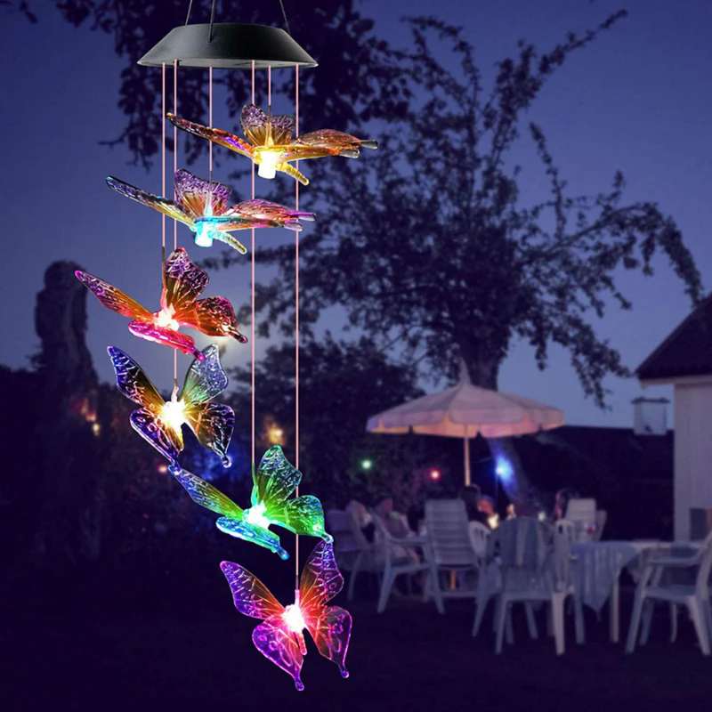 Décoration papillon solaire pour jardin - Image 3