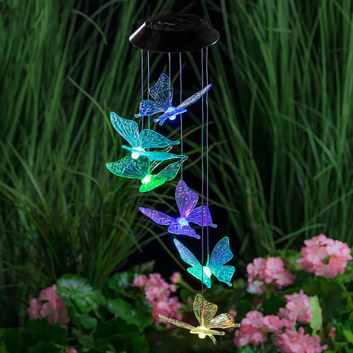 Décoration papillon solaire pour jardin - Image 4