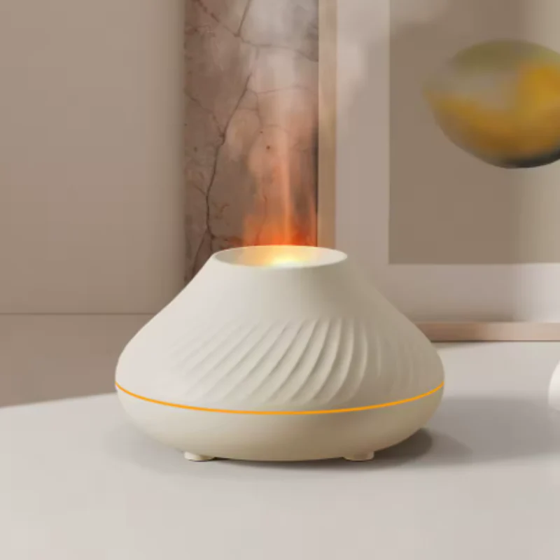Humidificateur d’huile USB avec flamme LED multicolore - Image 3