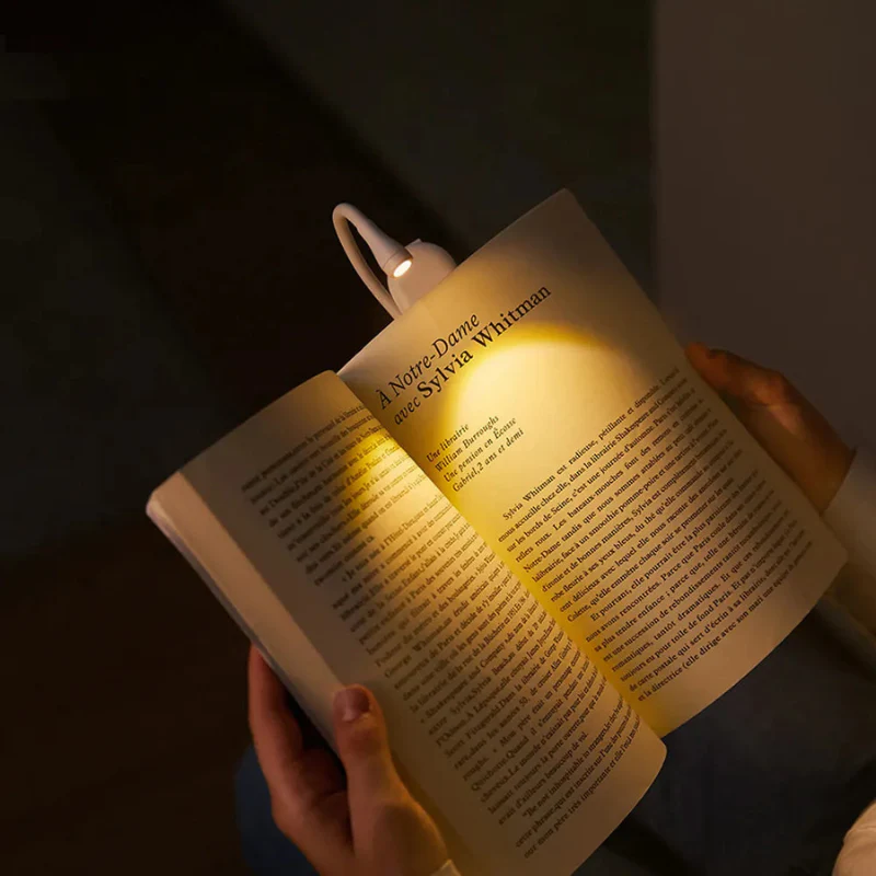 GlowBeam – Lampe Mini-Livre Portable à LED avec Veilleuse et Chargement USB - Image 5