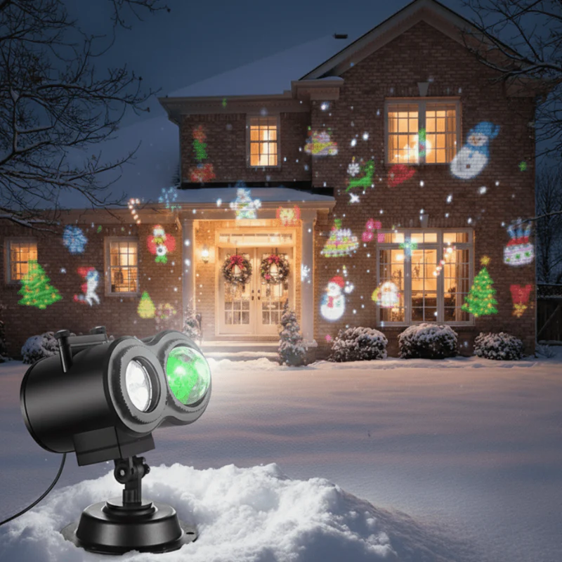 Projecteur LED de Noël extérieur rotatif 180° - Image 3