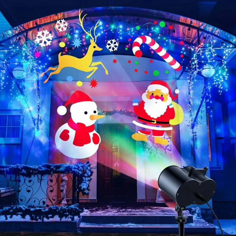 Projecteur LED de Noël extérieur rotatif 180° - Image 4