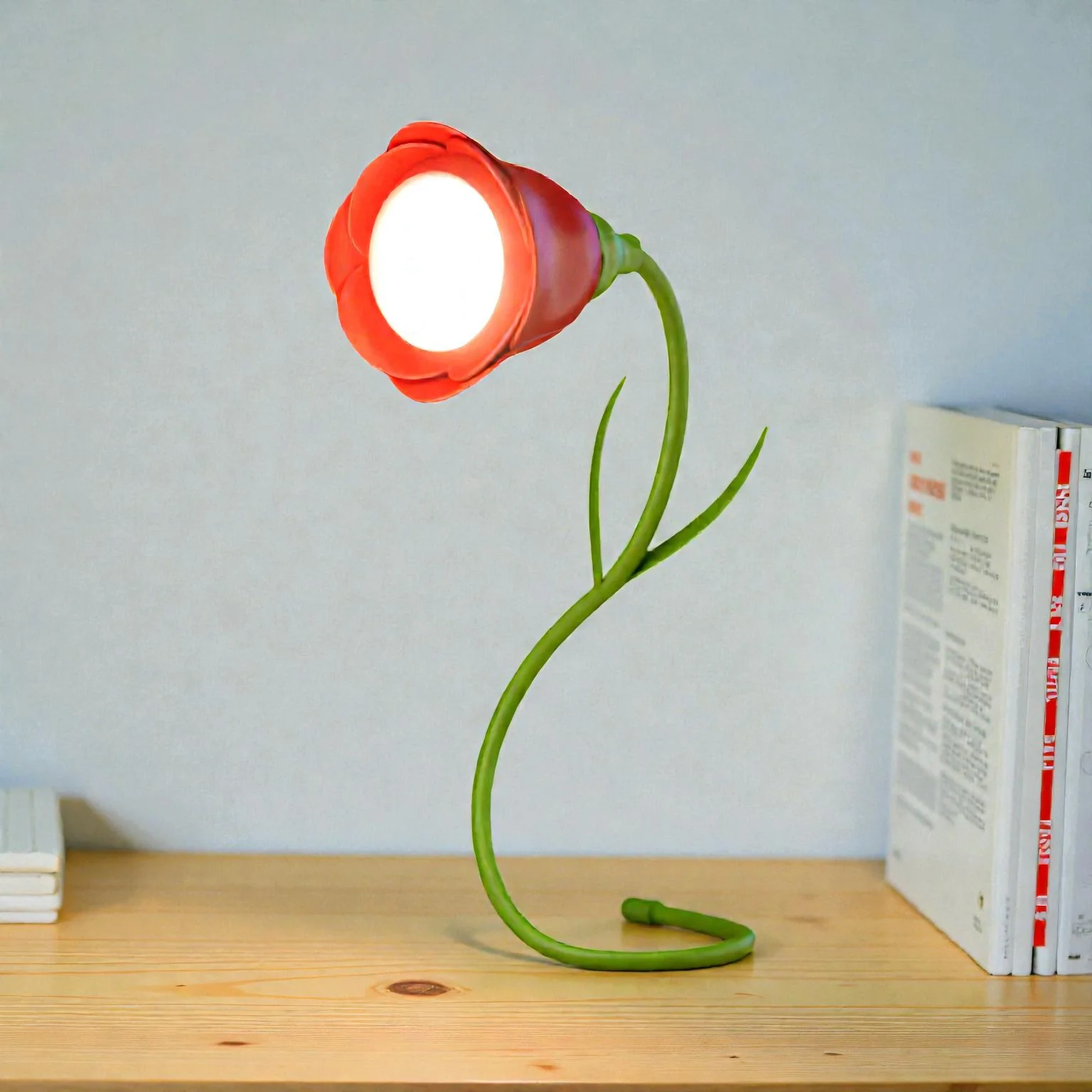 Lampe de table LED portable rose - Image 8
