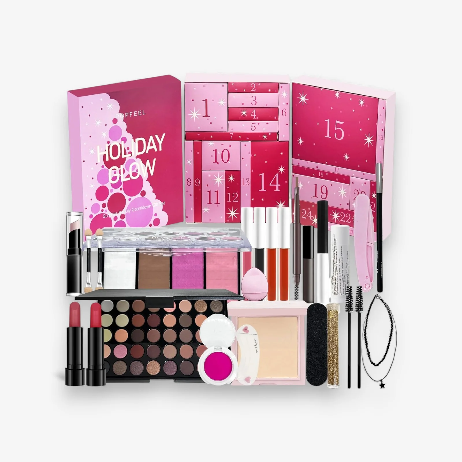 Calendrier de l’Avent beauté boîte cadeau compacte