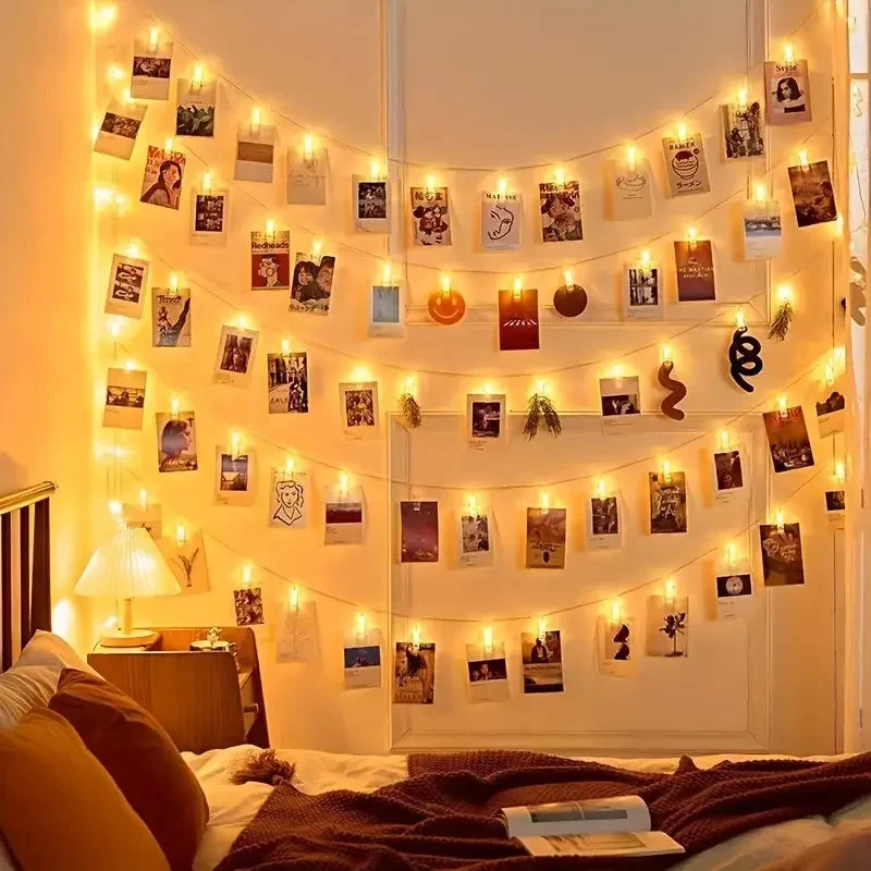 Guirlande lumineuse murale GlowClips avec pinces - Image 2