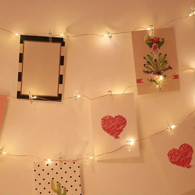 Guirlande lumineuse murale GlowClips avec pinces - Image 3