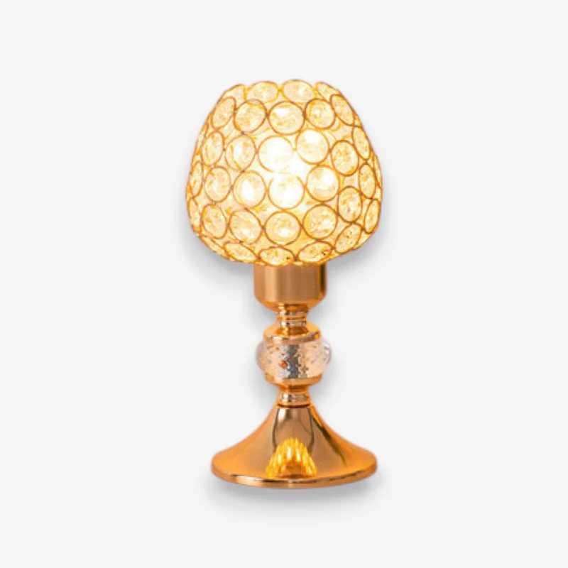 Lampe de bureau LED design cristal avec USB - Image 2
