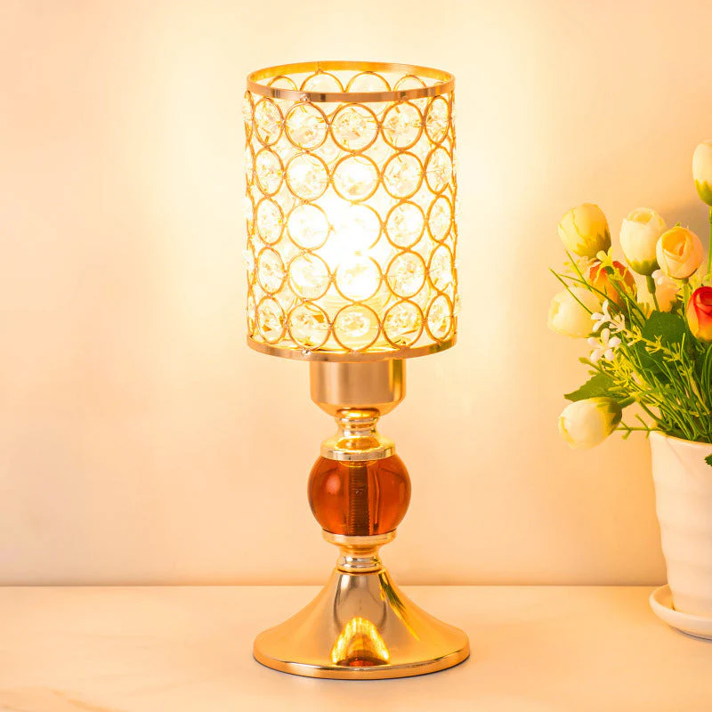 Lampe de bureau LED design cristal avec USB - Image 7