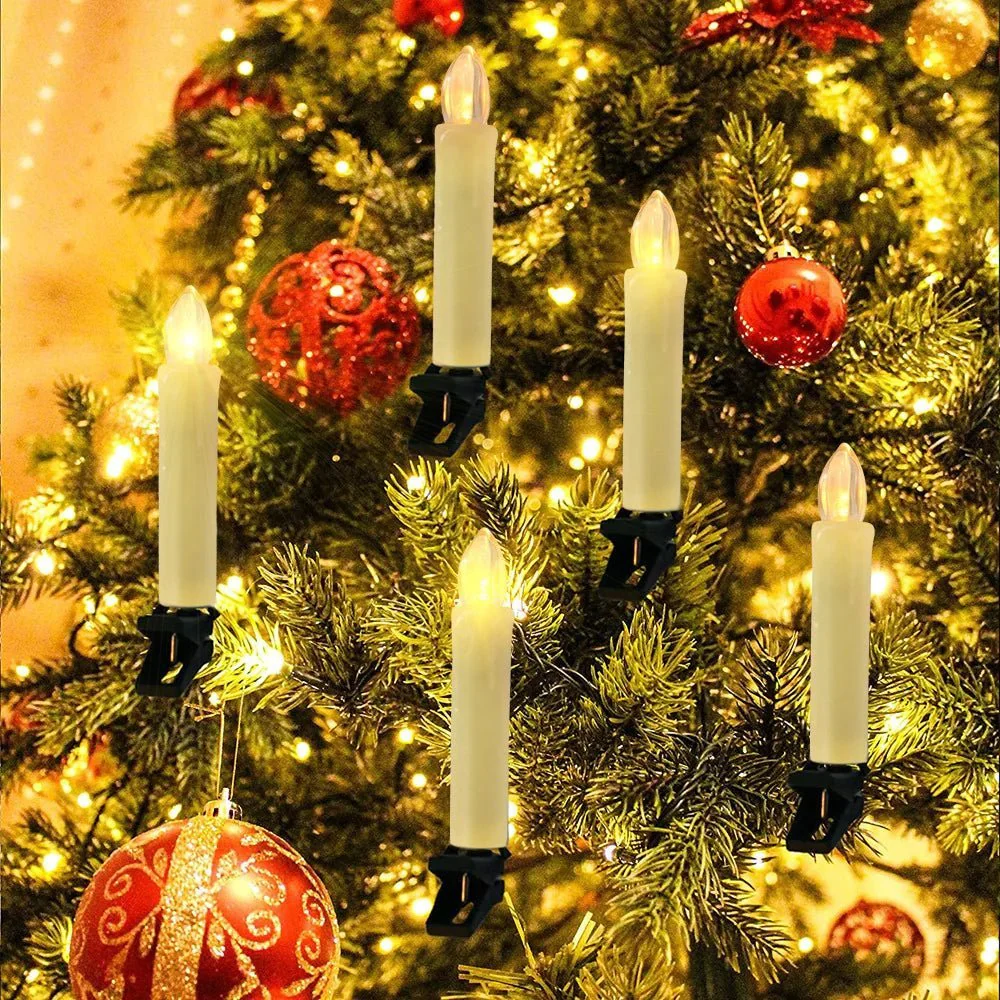 Bougies LED de Noël sans flamme (lot) - Image 4