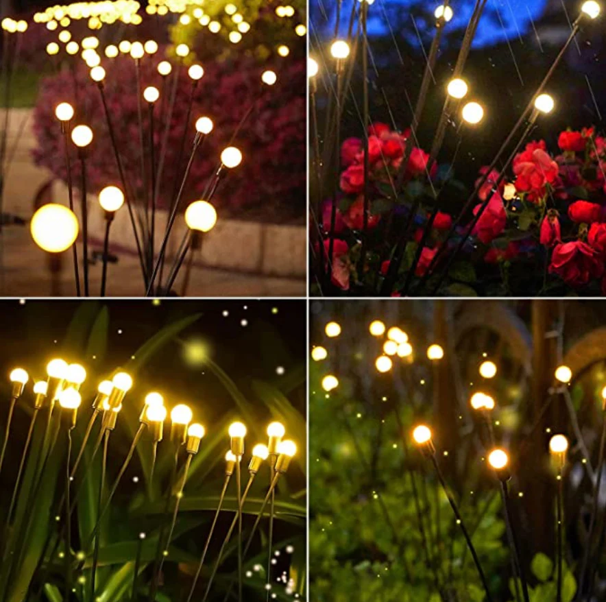 GlowFlare - Lumières de jardin solaires LED effet lucioles - Image 5
