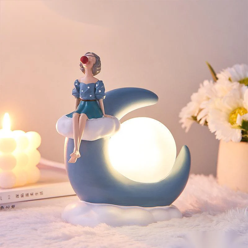 Veilleuse LED Bubble Girl pour décoration intérieure - Image 4