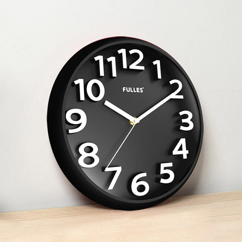 Horloge murale GlowTime minimaliste