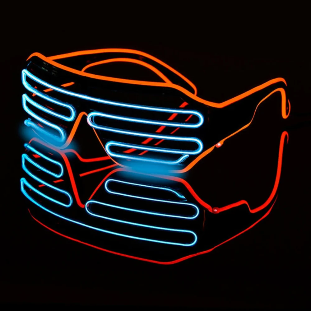 Lunettes LED Rechargeables avec Éclairage Personnalisable - Image 2