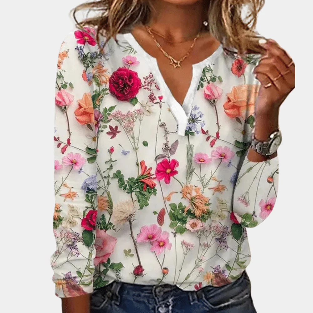 Chemisier Classique Imprimé Floral