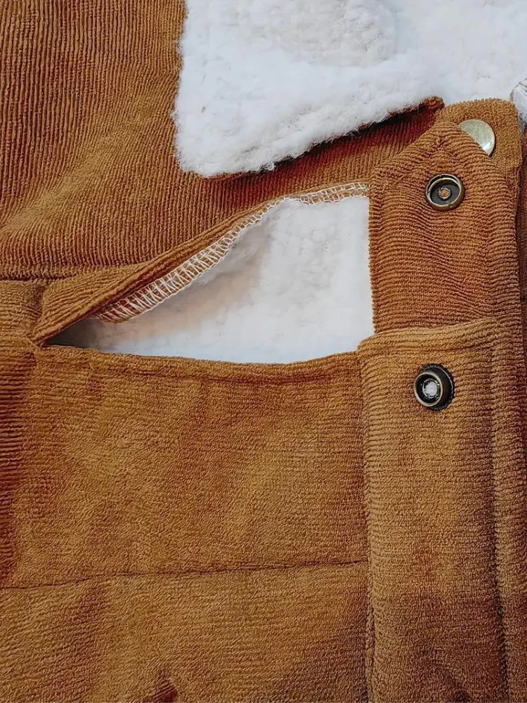 Veste d'hiver boutonnée pour femmes avec col montant - Image 11