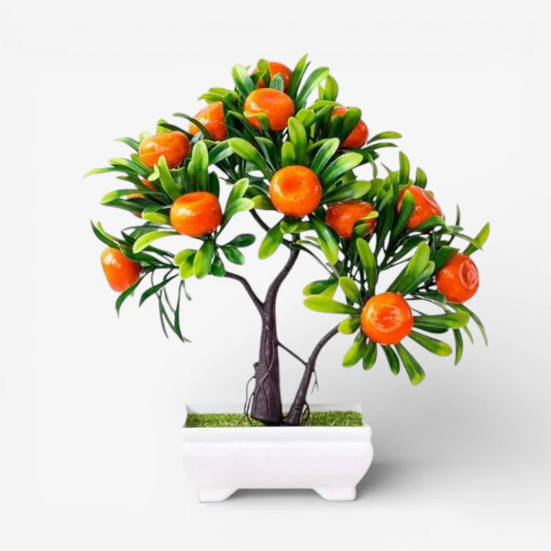 GreenLeaf – Plante de table artificielle en forme de bonsaï fruité - Image 5