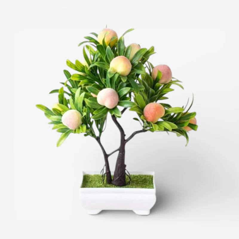 GreenLeaf – Plante de table artificielle en forme de bonsaï fruité - Image 6