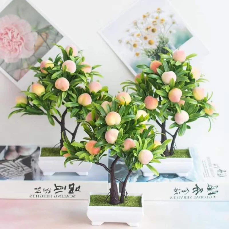 GreenLeaf – Plante de table artificielle en forme de bonsaï fruité - Image 7
