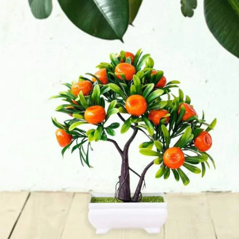 GreenLeaf – Plante de table artificielle en forme de bonsaï fruité - Image 9